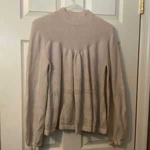 LC Lauren Conrad cream sweater